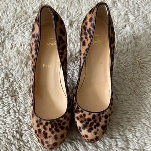 Christian Louboutin Leopard Heels